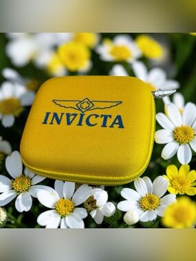 Invicta ITK001 Watch Cleaning Band Changing Tool Kit Yellow Zipper Case